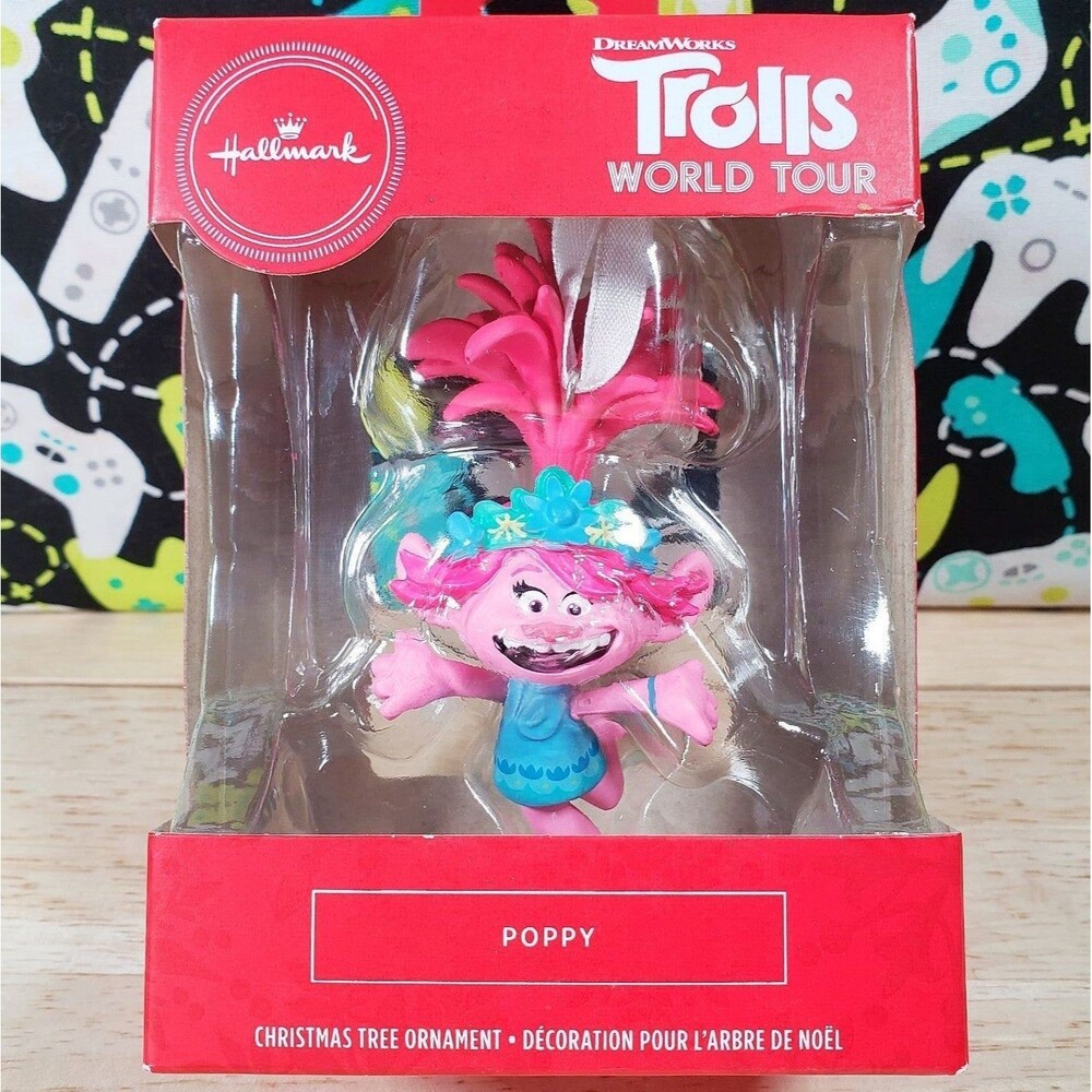 Hallmark DreamWorks Trolls World Tour POPPY 3" Christmas Tree Ornament Keepsake